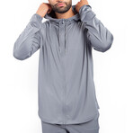 Zip-Up Hoody // Gray (M)