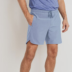 Wave Accent Essential Shorts // Ocean (S)