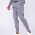 Melange Two-Tone Joggers // Charcoal (M)