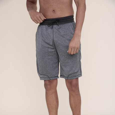 Micro-Perforated Basketball Shorts // Olive (S)