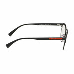 Men's Linea Rossa PS52HV-DG01O1-50 Optical Frames // Black Rubber