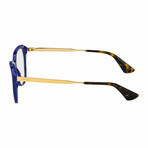 Women's PR28SV-BIL1O1-54 Optical Frames // Blue-Gold