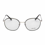 Men's PR53WV-5241O1-52 Optical Frames // Silver-Black