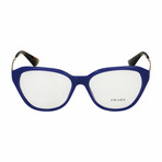 Women's PR28SV-BIL1O1-54 Optical Frames // Blue-Gold