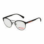 Men's Linea Rossa PS52HV-DG01O1-50 Optical Frames // Black Rubber