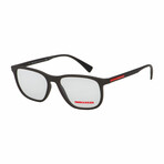Men's Linea Rossa PS05LV-VYY1O1-55 Optical Frames // Brown Rubber