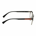 Men's Linea Rossa PS52HV-7AX1O1-50 Optical Frames // Black-Silver