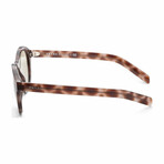 Men's PR24VS-520719-49 Sunglasses // Spotted Dark Brown + Light Brown Mirror Silver