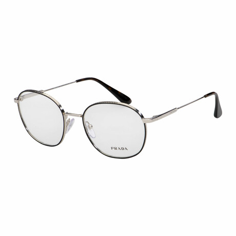 Men's PR53WV-5241O1-52 Optical Frames // Silver-Black