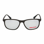 Men's Linea Rossa PS05LV-VYY1O1-55 Optical Frames // Brown Rubber