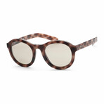 Men's PR24VS-520719-49 Sunglasses // Spotted Dark Brown + Light Brown Mirror Silver