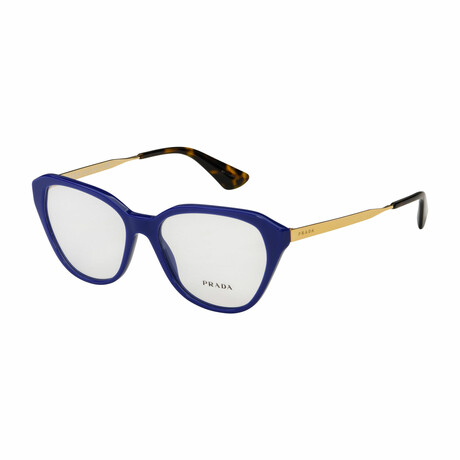 Women's PR28SV-BIL1O1-54 Optical Frames // Blue-Gold
