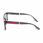 Men's Linea Rossa PS04XS-01S08F-54 Sunglasses // Gray + Dark Gray Blue-Red Mirror