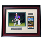 Rory Mcllroy // Authentic 2014 PGA Championship Ticket Collage // Framed
