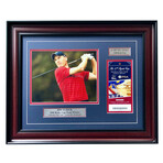 Jim Furyk // Authentic 2008 Ryder Cup Ticket Collage // Framed