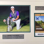 Rory Mcllroy // Authentic 2014 PGA Championship Ticket Collage // Framed