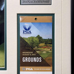 Rory Mcllroy // Authentic 2014 PGA Championship Ticket Collage // Framed