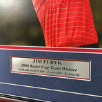Jim Furyk // Authentic 2008 Ryder Cup Ticket Collage // Framed