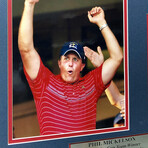 Phil Mickelson // Authentic 2008 Ryder Cup Ticket Collage // Framed