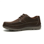 Aston Marc Mens Comfort Laceup Boat Shoe // Brown (7 M)