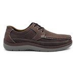 Aston Marc Mens Newport Laceup Boat Shoe // Brown (US: 9)
