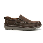 Aston Marc Mens Slip on Comfort Casual Shoes // Brown (8.5 M)