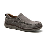 Aston Marc Mens Slip on Comfort Casual Shoes // Grey (9.5 M)