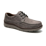 Aston Marc Mens Comfort Laceup Boat Shoe // Grey (7 M)