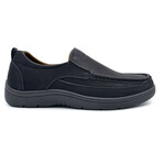 Comfort Slip-On Shoes // Black + Black Sole (8)