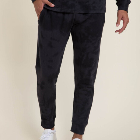 Tie-Dye Lounge Joggers // Gray + Black (S)