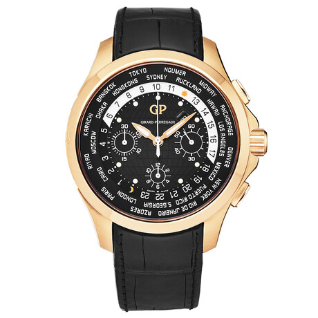 Girard-Perregaux Men's World Timer Automatic // 49700-52-632-BB6B