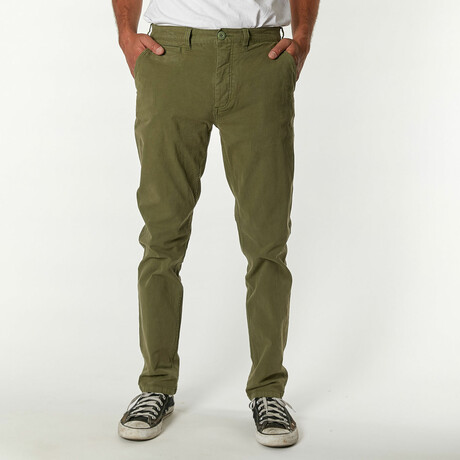 Floyd Stretch Pant // Army Green (28WX32L)