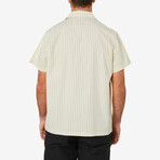 Foreman Stripe Shirt // Beige (XS)