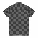 Senna Check Shirt // Black (XL)