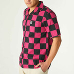 Senna Check Shirt // Pink (S)