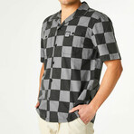 Senna Check Shirt // Black (2XL)