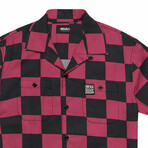 Senna Check Shirt // Pink (M)