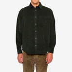 Allan Cord Shirt // Jasper Green (2XL)