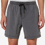 Sandbar Garment Dye Short // Phantom Black (2XL)