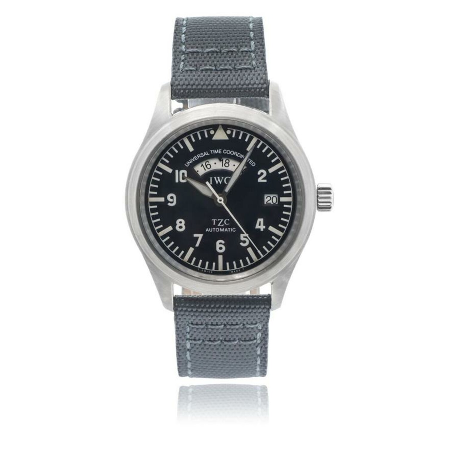 IWC Men s Pilot UTC TZC Automatic IW325100 Pre Owned High End Horology Touch of Modern