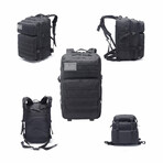 Tactical Military 45L Molle Rucksack Backpack // Black