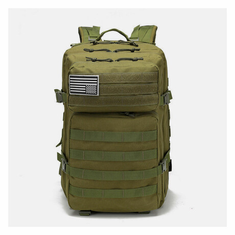 Tactical Military 45L Molle Rucksack Backpack // Army Green