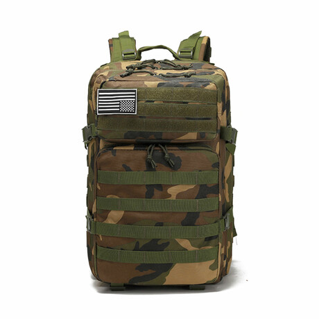 Tactical Military 45L Molle Rucksack Backpack // Camouflage