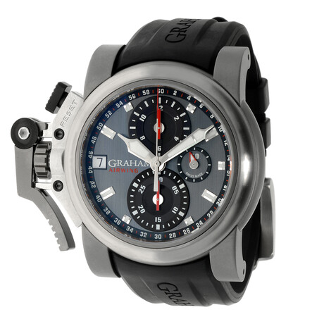 Graham Chronofighter Airwing Titanium Automatic // 2OVKT.T01B // Store Display