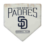 San Diego Padres // Home Plate Metal