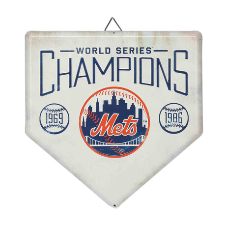 New York Mets // Home Plate Metal