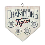 Detroit Tigers // Home Plate Metal