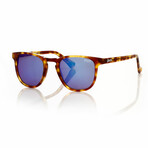 Unisex Roku Non-Polarized Sunglasses // Blonde Tortoiseshell + Blue