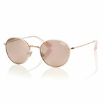 Unisex Enso Non-Polarized Sunglasses // White + Rose + Brown