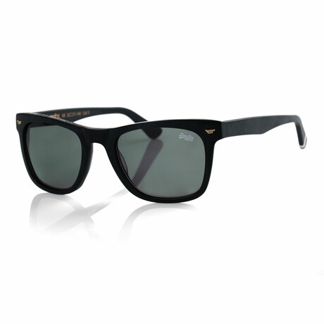 Unisex San Non-Polarized Sunglasses // Matte Black + Smoke